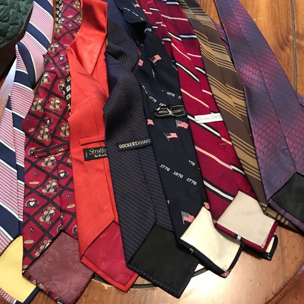 Bundle of 👔 tie 8 tie ck ,haston ,dockers career - Picture 1 of 7
